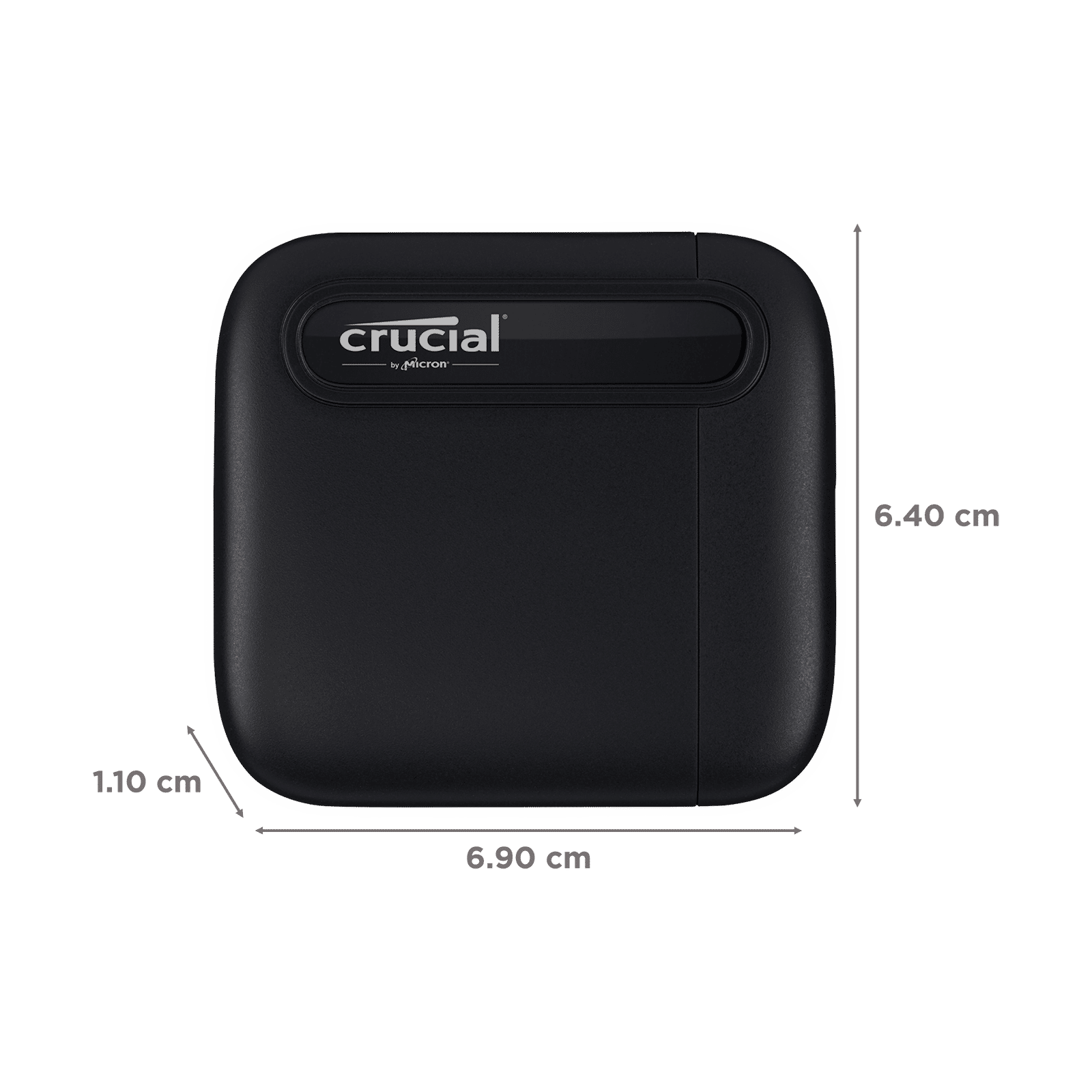 Buy Crucial X6 2TB USB 3.2 (Type-C) Solid State Drive (Shock